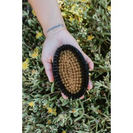 HOT HAVEN Ionic Copper Dry Brushing Body Brush for Lymphatic Drainage, Exfoliating Body Dry Brush for Radiant Skin, Dry Skin Brush for Cellulite, Blood Circulation Improvement, Reduce Stress