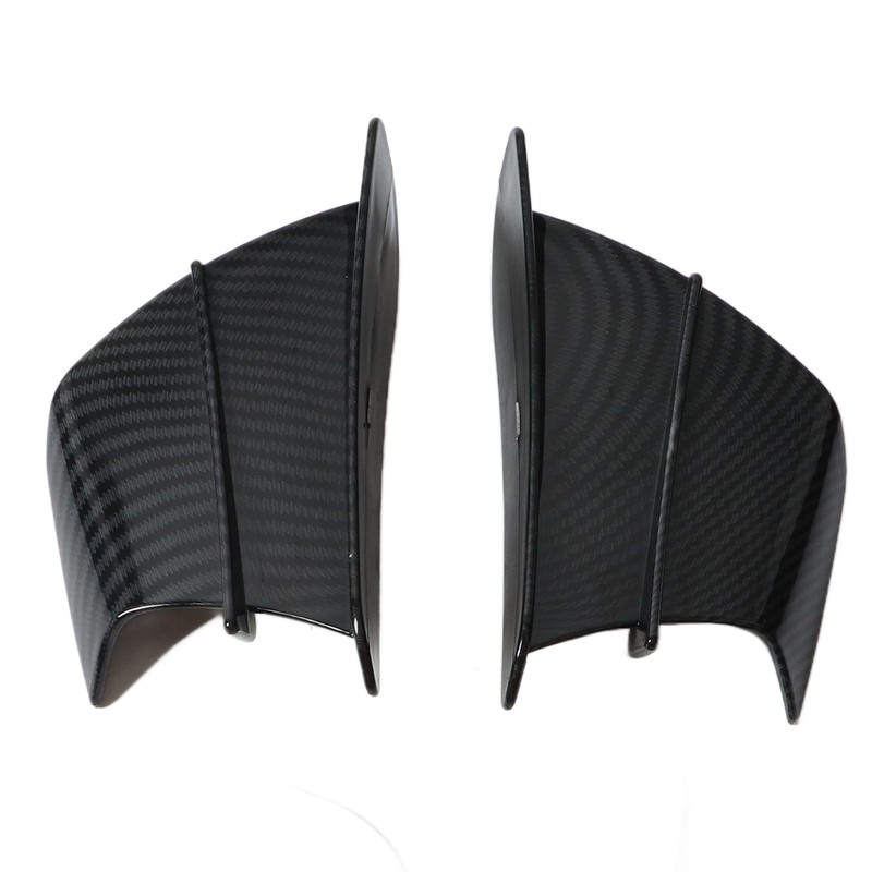 1 Pair Motorcycle Aerodynamic Wing Carbon Fibre Style Side Fairings