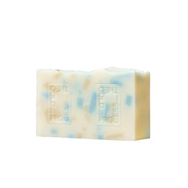 THE COLD PROCESS CLAY & ALMOND Body Solid Soap Bar, Made in Japan, 4.9 oz (140 g)