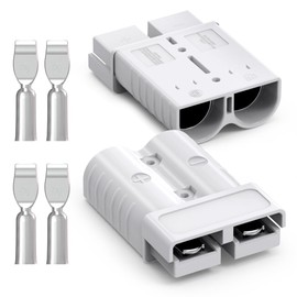 Malictele Anderson Connector, 175AMP 1/0AWG Battery Quick Connect/Disconnect Connector Kit 12v-36V Winch Wiring Kit for Cable RV Truck Winch(2 Pack)