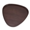 Wood Serving Tray Sturdy Bamboo Simple Elegant Triangular Multifunction Wooden