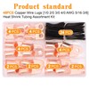 Taukealugs 48PCS Battery Terminal Connectors Cable Ends,AWG 1/0 2/0 3/0