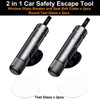 HPMAISON 2Pcs Car Safety Hammer, Car Escape Tool with Window