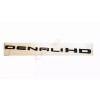 GMC 4pcs Gloss Black DENALI HD DENALI SIERRA Emblems Fit