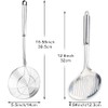Multi Kitchen Utensil Stainless Steel Cooking Skimmer Slotted Fish Turner