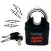 Alarm Padlock Anti-Theft Security Keyed Padlock Lock 110dB (decibels) Sound