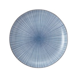 Showa Sei Pottery Sendan Tokusa 7.0 Plates, Diameter 8.5 x 1.1 inches (21.6 x 2.9 cm), Mino Ware, Made in Japan, Dishwasher Safe