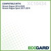 ECOGARD XC10434 Filtro de aire de cabina premium compatible con