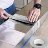 DGSL Aluminum Foil Tape, 3in x501ft(3.9 mil)-3 Pack Silver Metal