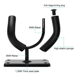 Coolrunner Skateboard Wall Hanger, 4 Pack Skateboard Wall Mount for Skateboard Storage and Display Holder, Skateboard Hooks Fit for Skateboard, Guitar, Longboard, Snowboards, Complete with Screw