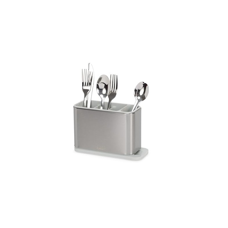 Joseph Joseph Surface Kitchen Sink Silverware Drainer, Utensil Cutlery and