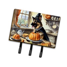 Caroline's Treasures Fall Kitchen Pumpkin Pie Leash or Key Holder, Triple Hook, German Shepherd 1773