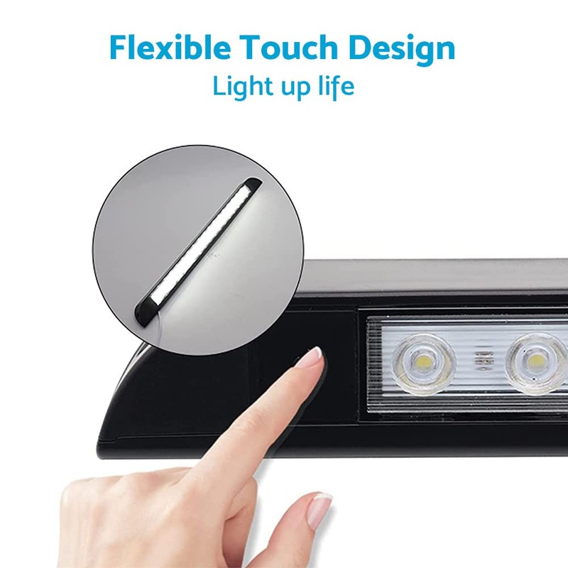 MAX COOL 2pcs 256mm 12V 9 LED Awning Light Touch