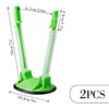 2Pcs Plastic Baggy Racks, GLADFRESIT Adjustable Bag Stand Holder, Food