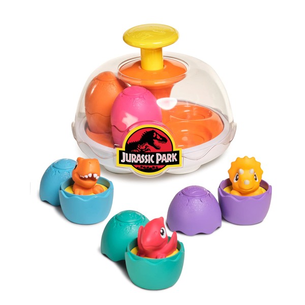 Toomies E73252 Tomy Spin & Hatch Dino Eggs, Dinosaur Children,