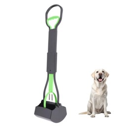 Ceasyde Pet Pooper Scooper for Small to Large Dogs, 28 Inch Long Handle Foldable Dog Poop Scoop Suitable for Yard of Different Surfaces Dog Poop Waste Pick Up Rake