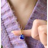 ALRNBY Gold Evil Eye Necklace for Women Protection Pendant Nazar