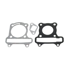 Glixal GY6 50cc 39mm Cylinder Gasket Set for 139QMB 139QMA Based Engine Scooter Moped ATV - Cylinder Head and Base Gaskets,Tensioner Gasket