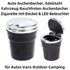 G59C Car Ashtray with LED Lighting and Cup Holder -
