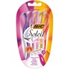 BIC Miss Soleil Colour Collection 3-Blade Razors for Women with