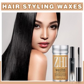 ZHISHUDL Hair Wax Stick for Flyaways Wax Stick for Hair Finishing Stick Hair Slick Stick Long-Lasting Styling Hair Pomade Stick for Fly Away and Edge Frizz Hair