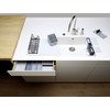 Kuhn Rikon Wave Drawer Organiser, Medium, Blue