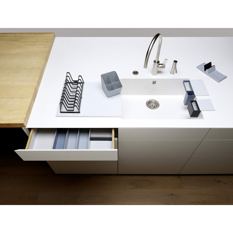 Kuhn Rikon Wave Drawer Organiser, Medium, Blue