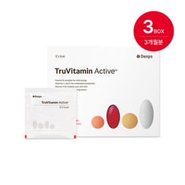 Denfuse 덴프스 트루바이타민 액티브 3BOX(3개월분) Denfuss True Vitamin Active 3BOX (3-Month Supply)