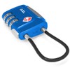 DSL 2 Packs TSA Padlock 3 Digit Security Combination Lock
