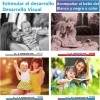 4 Cajas De Tarjetas De Estimulación Visual Para Bebés 80uds.