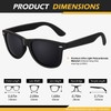 LINVO - anteojos de sol polarizadas para hombre, diseño retro