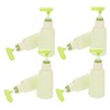 FOMIYES 10pcs Avocado Green Reusable Pump Travel Bottles Airless Dispenser