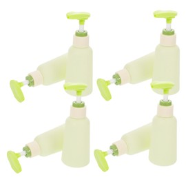 FOMIYES 10pcs Avocado Green Reusable Pump Travel Bottles Airless Dispenser for Shampoo Lotion Body Wash Leak Hdpe Refillable Toiletry Containers for Sustainable Travel