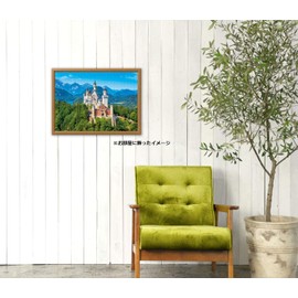 500 Piece Jigsaw Puzzle Neuschwanstein Castle Shining in Chalky (38x53cm)