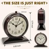 Silent Quartz Desk Clock, Beautiful and Convenient Clock