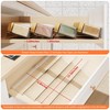Jadehom Spice Drawer Organizer, 4 Tier Clear Acrylic Expandable From