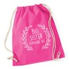 Hippowarehouse Big Sister Survival Kit Drawstring Cotton School Gym Bag