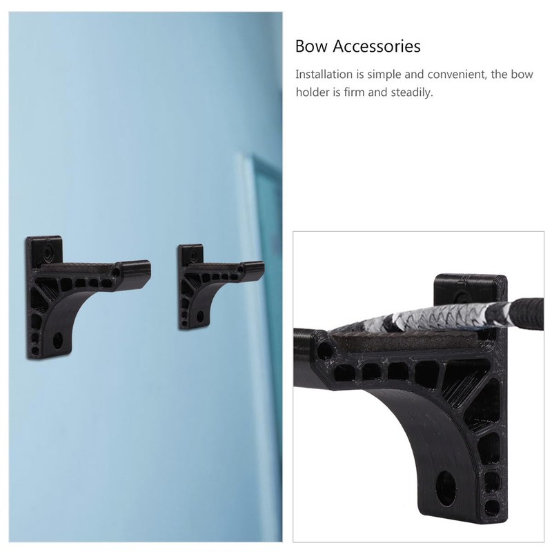 BESPORTBLE 1 Pair Arch Bracket Archery Rack Wall Mount Compound