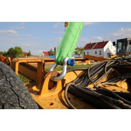 Braun 10031RS Recovery Strap Loop 1000 kg Load 3 m Continuous with Polyester Core Purple
