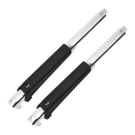 Bailinks Adjustable Jar Opener, 2-Pack Bottle Can Openers with Non-Slip Handle, Versatile Manual Lid Openers, Suitable for Weak Hands(Black)