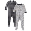 Gerber - Paquete de 2 Pijamas con pies para bebé,