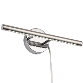 Bathroom Vanity Lights for Bathroom Light Fixutres 15.7 Inches Bathroom Lights Over Mirror 5W Led Lighting Plug in Vanity Lighting Fixtures Stainless Steel with 180°Rotation,6000K Cool White