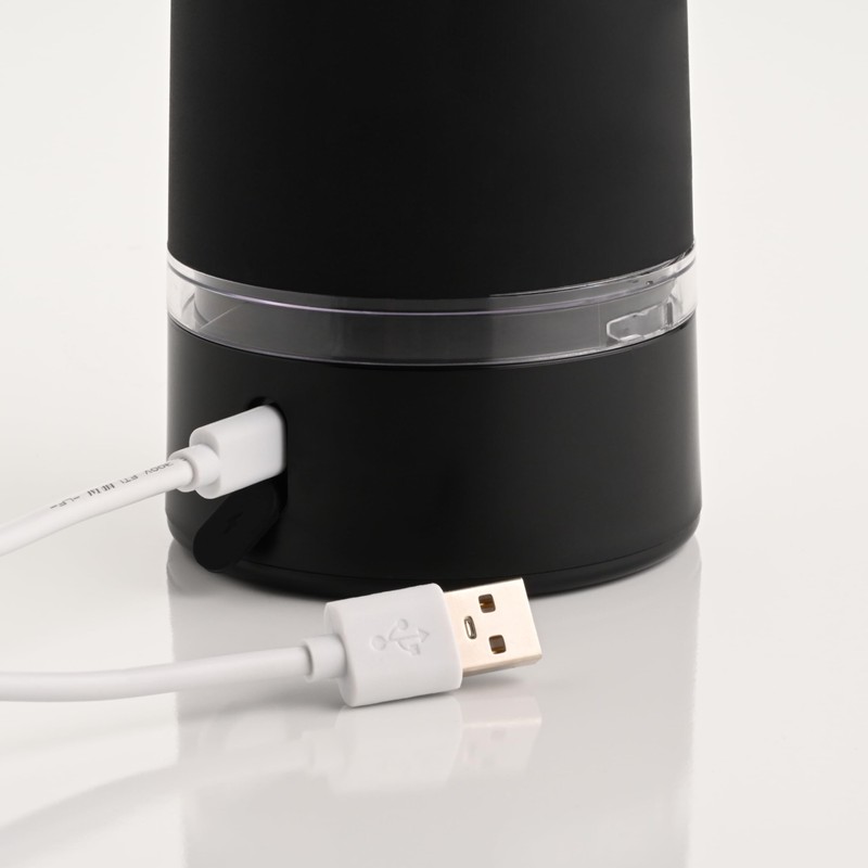 TRU Hydration Blender Single-Button Operation USB Rechargeable Battery (Black)