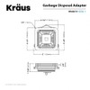 KRAUS Pax Garbage Disposal Adapter