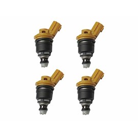 2024 Upgrade Side Fuel Injectors For 555cc Nissan, for Skyline-R33 GTS-t S2-ECR33,for S13 S14 S15 SR20DET, R33 RB25DE/T KA24DE, for FJ942 SF-61-550CC 555cc 16600-RR543