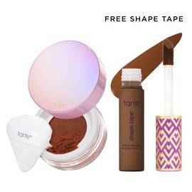 tarte #RushTok Survival Kit - shape tape & creaseless powder:_60N mahogany + chestnut