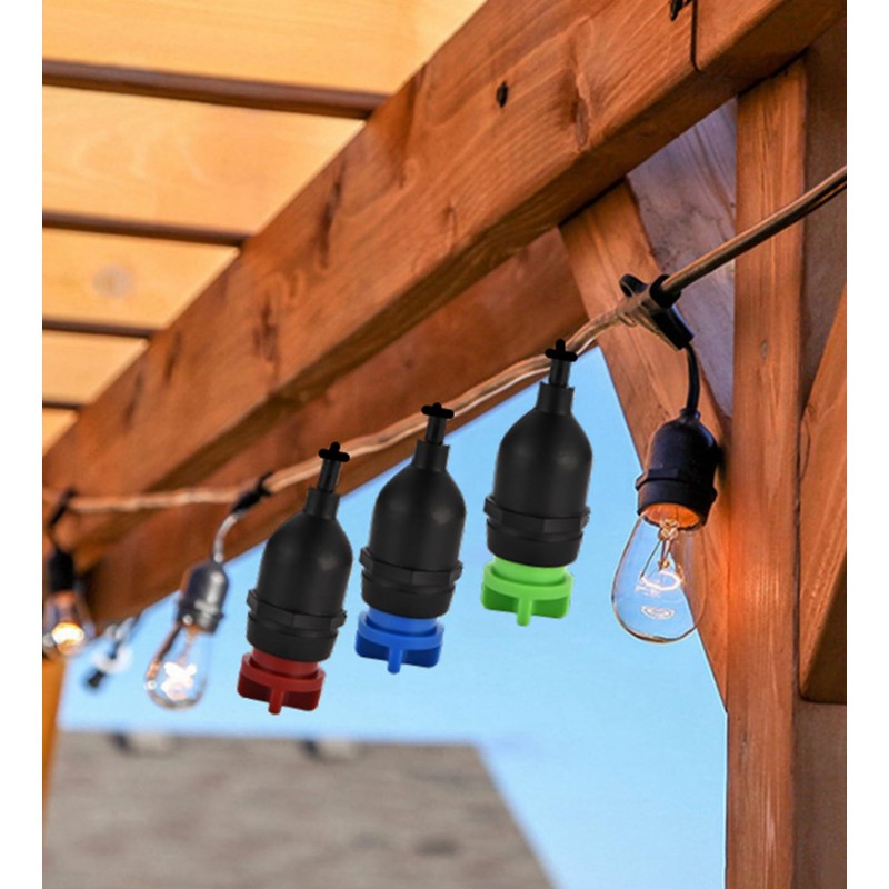 12PCS Light Socket Safety Cap Plugs,Light Bulb Socket Cover,Cap for