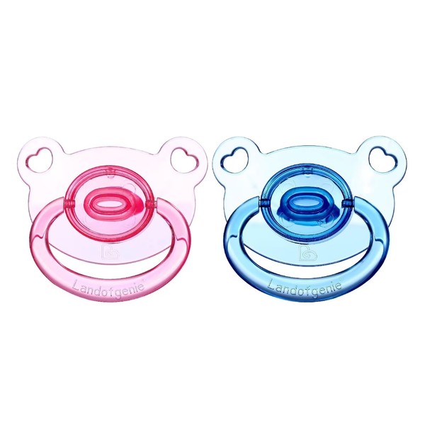 Landofgenie Adult Size Large Shield Pacifiers Bear Shaped Cutie Pacifier