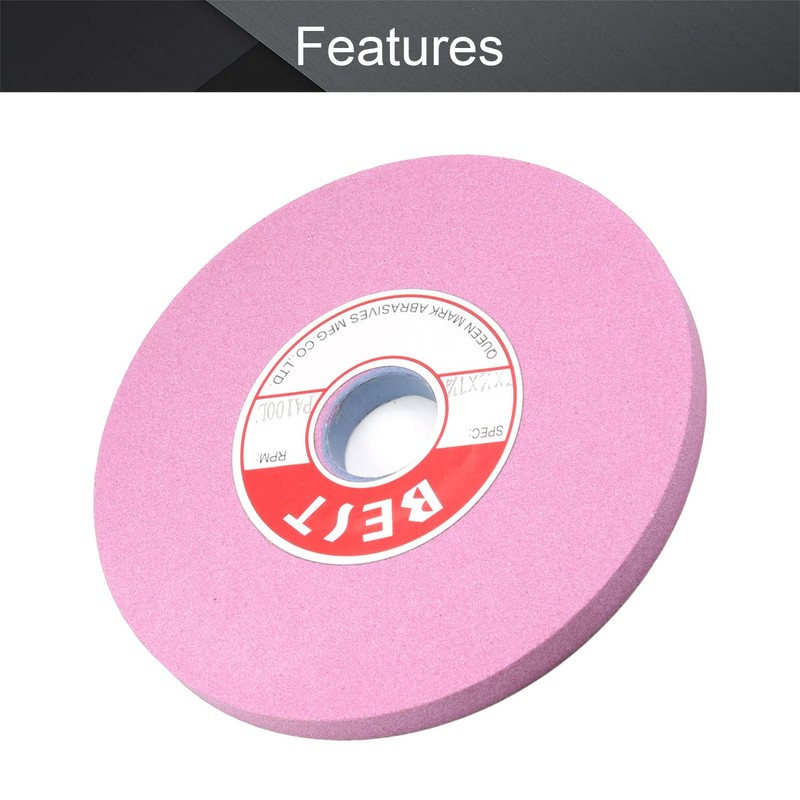 Utoolmart Bench Grinding Wheels Chrome Corundum 100 Grit for Surface