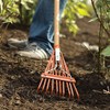 A.M. Leonard Narrow Shrub Rake, 8 Inches Wide, 54 Inch